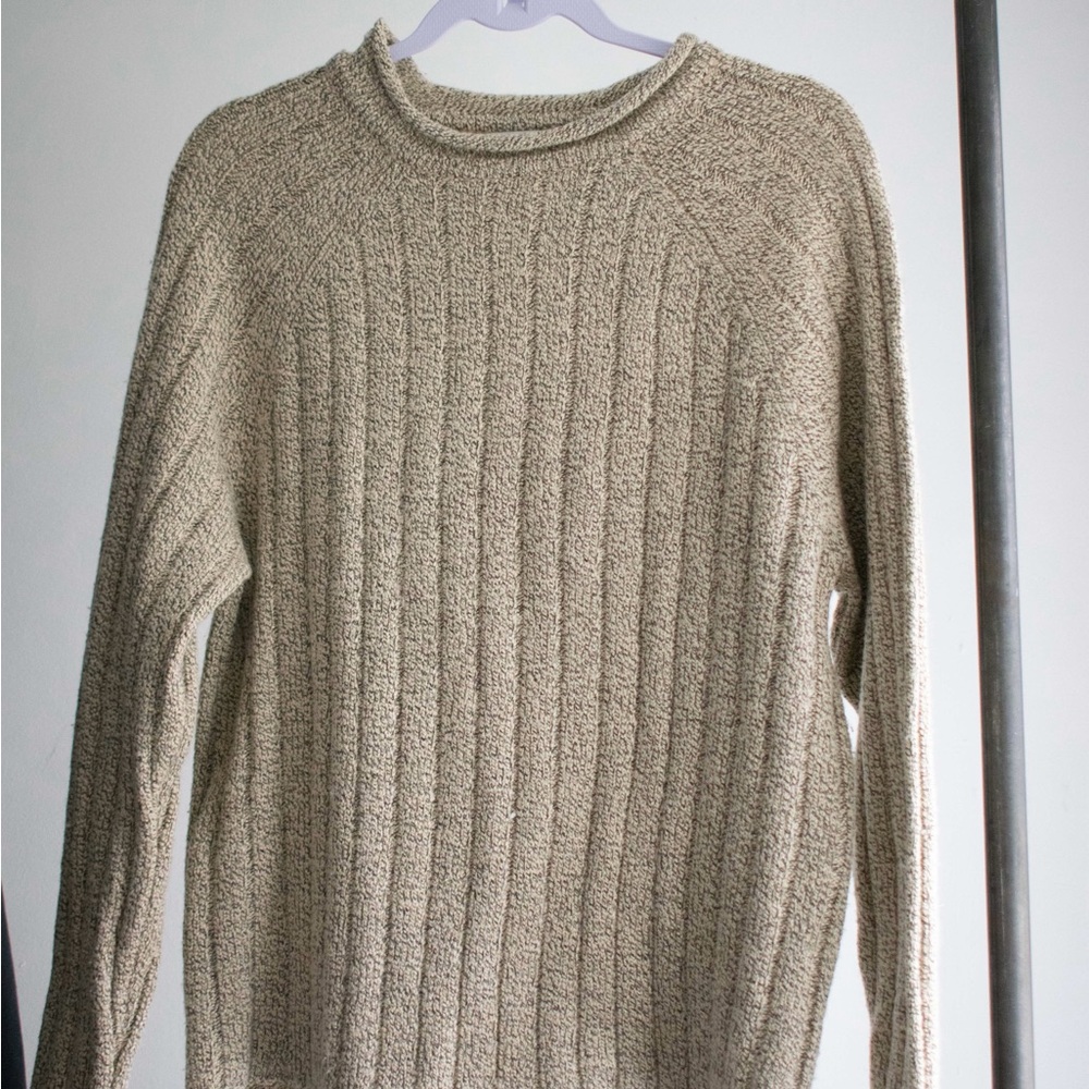 Carolyn Taylor Taupe Knit Sweater